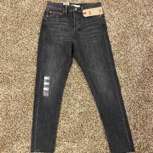 Levi’s Black/Gray Wedgie Skinny High Rise Jeans